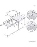 Haier HAIFB54IWCS Beépíthetõ indukciós fõzõlap, 4 zóna, WiFi/hOn app csatlakozás, Cook with me, VaryCook, csúszka Touch Control,