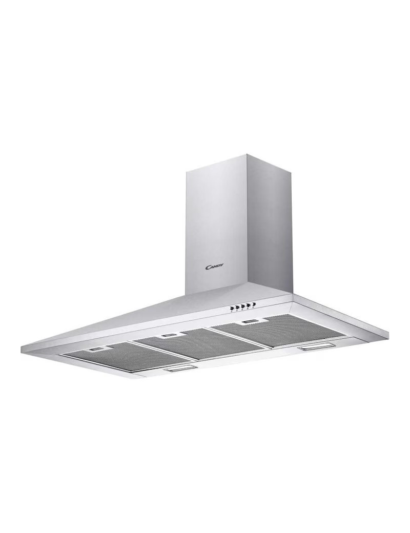 Candy CCE119/1X Beépíthetõ páraelszívó, 90 cm, 305 m3/h, 1 motor, Fém szûrõ, LED, 90 cm, Inox
