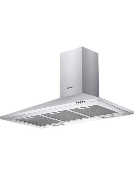 Candy CCE119/1X Beépíthetõ páraelszívó, 90 cm, 305 m3/h, 1 motor, Fém szûrõ, LED, 90 cm, Inox