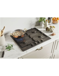 Beépíthetõ fõzõlap Candy CHW6BR4WGTGH, Gáz, 4 fûtési zóna, 60 cm, Antracit
