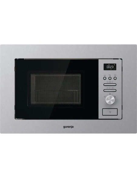 Gorenje BM201AG1X beépíthetõ mikróhullámú sütõ, 20 l, 800 W, Grill, Smart Display, AquaClean, Inox