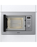 Gorenje BM201AG1X beépíthetõ mikróhullámú sütõ, 20 l, 800 W, Grill, Smart Display, AquaClean, Inox