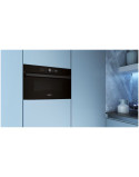 Whirlpool WMD44MB beépíthetõ mikrohullámú sütõ, AL 6-LEA SIMÞ technológia, Gõzölés, Kiolvasztás funkció, Grill, Fekete