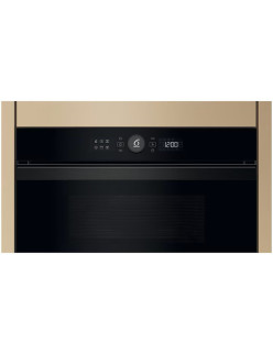 Whirlpool WMD44MB beépíthetõ mikrohullámú sütõ, AL 6-LEA SIMÞ technológia, Gõzölés, Kiolvasztás funkció, Grill, Fekete