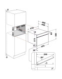 Whirlpool WMD44MB beépíthetõ mikrohullámú sütõ, AL 6-LEA SIMÞ technológia, Gõzölés, Kiolvasztás funkció, Grill, Fekete