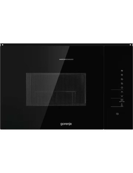 Gorenje BMI251SG3BG beépíthetõ mikrohullámú sütõ, 25l ûrtartalom, 900W, 15 program, Touch control, inverter motor, fekete üveg