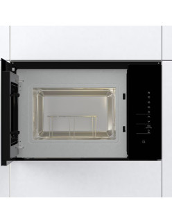 Gorenje BMI251SG3BG beépíthetõ mikrohullámú sütõ, 25l ûrtartalom, 900W, 15 program, Touch control, inverter motor, fekete üveg