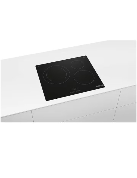 Bosch PUJ61RBB5E Beépíthetõ fõzõlap, Indukció, 60 cm, 3 fõzõzóna, PowerBoost, Timer, Fekete