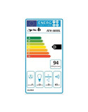 Arielli Beépített Páraelszívó, ATH-465BL, LED világítás, 2 motor, 2 sebesség, 140 W, 300 mc/h, 60 cm, D osztály, Fekete