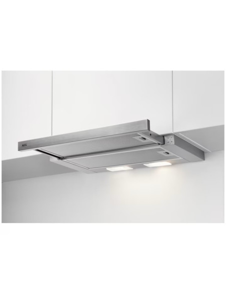 AEG DPB3632S Teleszkópos páraelszívó, 60 cm, 410 m3/h, 1 motor, Rozsdamentes acél