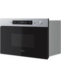 Whirlpool MBNA920X Mikrohullámú sütõ, 22L, 750 W, 4 fokozat, mechanikus vezérlés, fekete
