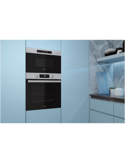 Whirlpool MBNA920X Mikrohullámú sütõ, 22L, 750 W, 4 fokozat, mechanikus vezérlés, fekete