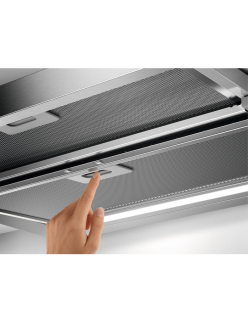 AEG DPE5660M Beépíthetõ páraelszívó, 3 fokozat, 60 cm, LED világítás, A energiaosztály, Intenzív fokozat, Inox