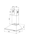 Páraelszívó Arielli ACH-300S, teljesítmény 300 W, 1 motor, rozsdamentes acél