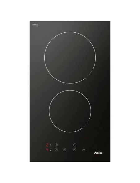 Amica beépíthetõ elektromos fõzõlap PCH3200ZT-23544, kerámia, 2 égõs, 30 cm, fekete