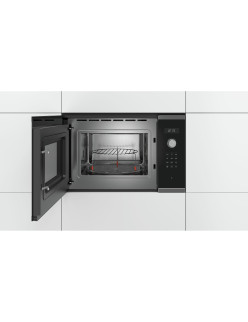 Bosch BEL554MS0 Serie6 beépíthetõ mikrohullámú sütõ, 25L, 900W, Grill, TouchControll, nemesacél