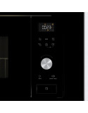 Gorenje BMX201AG1BG beépíthetõ mikrohullámú sütõ, 20l ûrtartalom, 800W, 15 program, Inox, fekete üveg