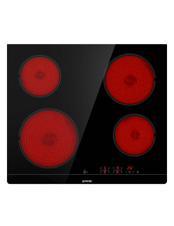 Gorenje ECT641BSC beépíthetõ kerámia fõzõlap, 60 cm, 4 fõzõzóna, fekete