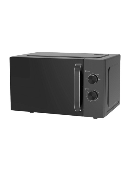 Mikrohullámú sütõ, Finlux FMO-2501M, 700 W, 25 liter, 5 fokozat, Idõzítõ 35 perc, Leolvasztás, Fekete