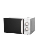 Mikrohullámú sütõ Finlux FMO-2051 Romb, 700 W, 20 liter, 5 fokozat, Idõzítõ, Kiolvasztás, Fehér