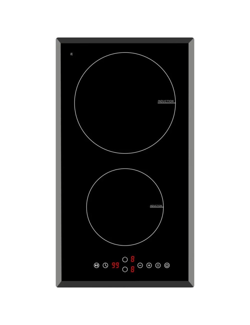 Beépített indukciós fõzõlap Arielli ACH-352IND, 3,5 kw, 2 fõzõzóna, Maradékhõ jelzõ, Fekete