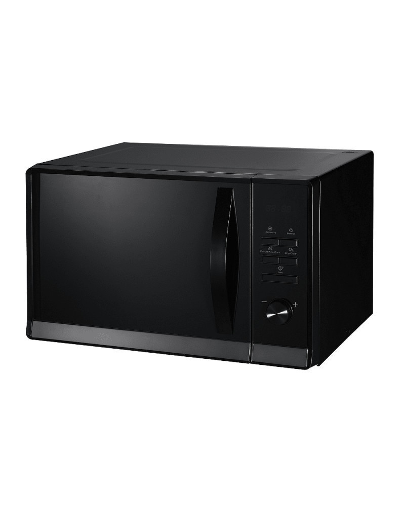 Mikrohullámú sütõ, Finlux FMO-3090D, 1000W, 30 liter, 5 fokozat, 8 program, Digitális vezérlés, Idõzítõ, Kiolvasztás, Fekete