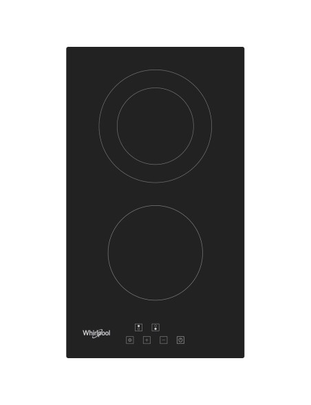 Whirlpool WRD 6030 B fõzõlap, 30 cm, fekete, 2 fõzõzóna, beállítható idõzítés, 6. Érzék , Power Management