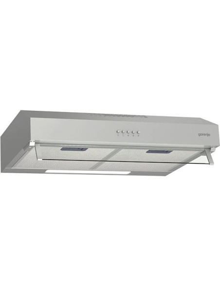 GORENJE WHU629EX/M Hagyományos Páraelszívó, 1 motoros, 249 m3/h, 60 cm, Rozsdamentes acél