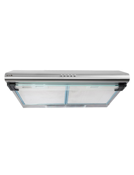 Arielli hagyományos páraelszívó ACH-6022SS, 2 motor, Abszorpciós teljesítmény 300 mc/h, Világítás, 65 dB, 60 cm, Ezüst