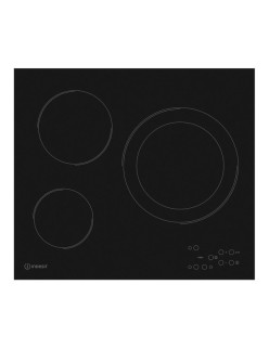 Indesit, RI360C, Beépített fõzõlap, 3 fõzõzóna, Záró funkció, Fekete