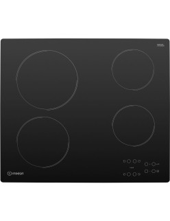 Indesit Elektromos beépíthetõ fõzõlap, Elektromos, Vitrokerámia, 4 fõzõzóna, Érintésvezérlés, 58 cm, Fekete