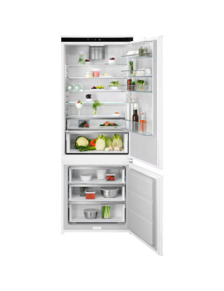 AEG NSC7P751ES Beépíthetõ kombinált hûtõszekrény, WiFi, Elektronikus vezérlés, Fordítható ajtók, LED világítás, E energiaosztály