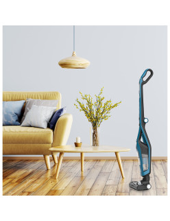 Rowenta RH6753WO Dual Force Cyclonic 2 az 1-ben Rúdporszívó, 48W, 21.6V, 2 sebesség, 45 perces üzemidõ, 0.6l tartály, Piros