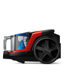 Philips PowerPro Compact FC9330 / 09 porzsák nélküli porszívó, 900 W, PowerCyclone 5, TriActive kefék, Piros