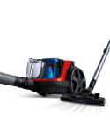 Philips PowerPro Compact FC9330 / 09 porzsák nélküli porszívó, 900 W, PowerCyclone 5, TriActive kefék, Piros