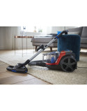 Philips PowerPro Compact FC9330 / 09 porzsák nélküli porszívó, 900 W, PowerCyclone 5, TriActive kefék, Piros