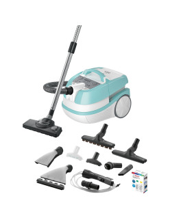Bosch BWD420HYG takarítógép, 2000W, 5 L víztartály, HEPA H13 szûrõ, menta/fehér