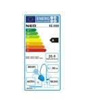 NEO VC-1518 porzsákos porszívó, 1,5 l, teleszkópos, 700 W, piros