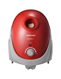 Samsung VCC52U6V3R/BOL Porzsákos porszívó, 750W, 2,5l, kétlépcsõs szívókefe, váltóáramú, Piros