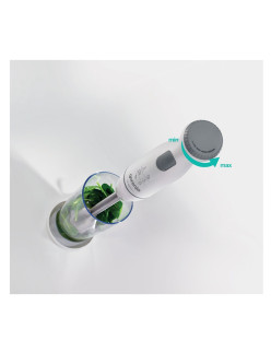 Kézi turmixgép Gorenje HBC 804QW, 800W, DC motor, Drót és keverõtál 0,5 l, Aprítótál, 0,8 kg, Fehér