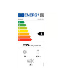 Beépíthetõ hûtõszekrény Gorenje NRKI517E41, NoFrost DualAdvance, H 177 cm, 252 l, E osztály, Fehér