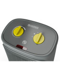 Olimpia Splendid Caldo Rock O, Elektromos fûtés ventilátorral, 24 négyzetméter, 1000/2000W, termosztát, szürke/sárga
