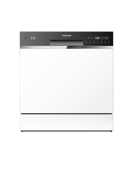 Kompakt mosogatógép Toshiba DW-08T2EW, F osztály, 7 program, 55 cm, fehér