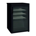 Whirlpool ADN 140 B hûtõvitrin, professzionális, 123 liter, C osztály, mechanikus vezérlés, dupla üvegezés, 85 cm, fekete