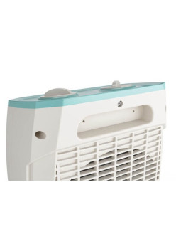 Olimpia Splendid Caldo Pop Aquamarina, Elektromos fûtés ventilátorral, 24 négyzetméter, 1000/2000W, termosztát, türkiz/fehér