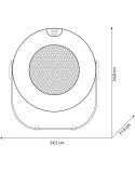 Olimpia Splendid CaldoDesign O 99402 elektromos hõsugárzó, ventilátorral, kerámia technológiával, állítható dõlésszöggel, teljes