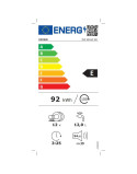 Crown DW 6044 A Mosogatógép, 12 teríték, 4 program, 60 cm, E energiaosztály