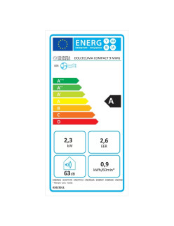 Hordozható légkondicionáló Olimpia Splendid Dolceclima compact 9 MWG, 2300 W / 9000 BTU, A osztály, fehér