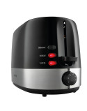 Gorenje T850BK Kenyérpirító, 850 W, 2 szelet, 7 melegítési fokozat, Fekete/Rozsdamentes acél