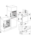 Whirlpool OAS KC8V1SW IX Beépíthetõ sütõ gõz funkcióval, Elektromos, Részben katalitikus, 71L, C energiaosztály, Inox